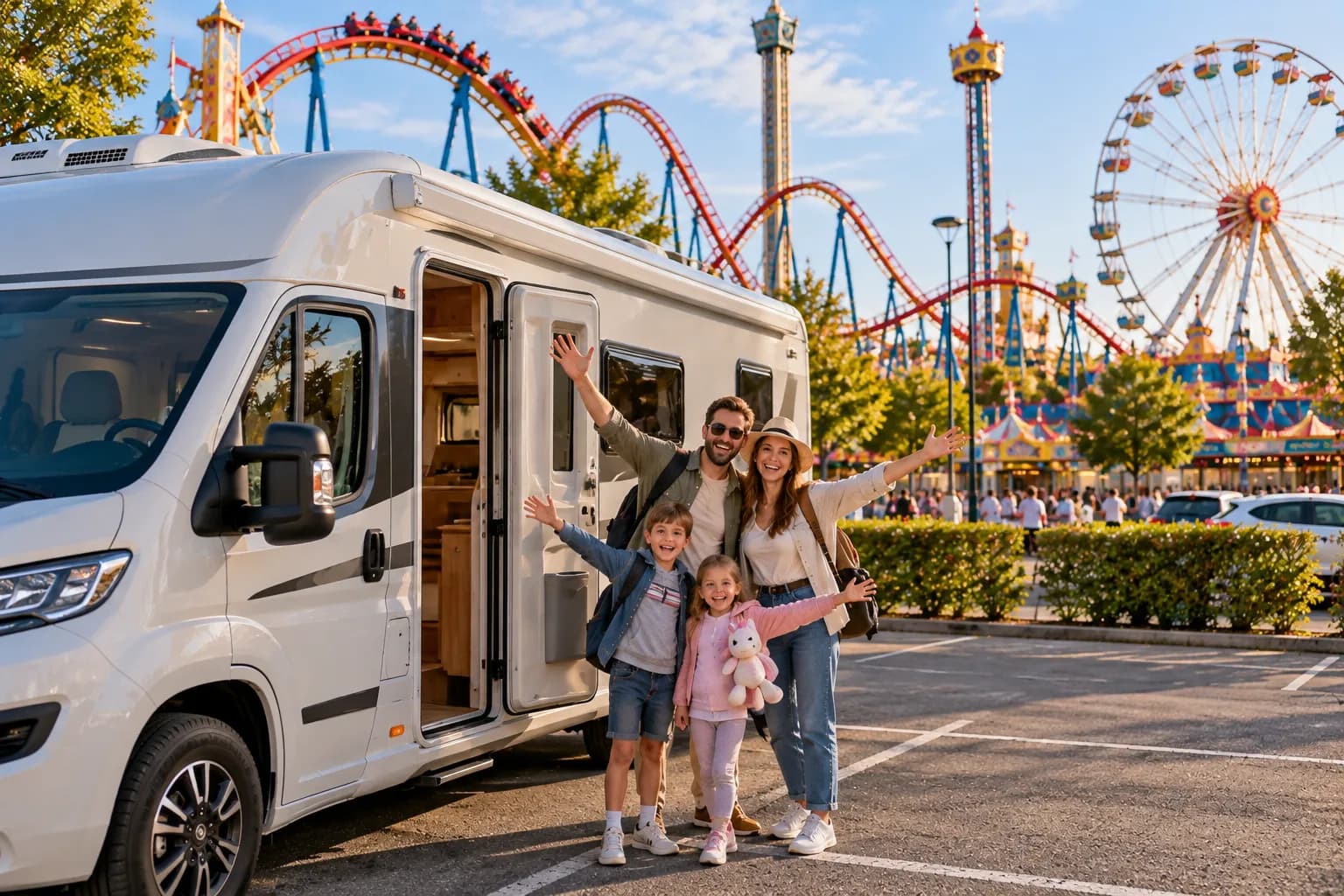 Autocaravana familiar para viajar con niños