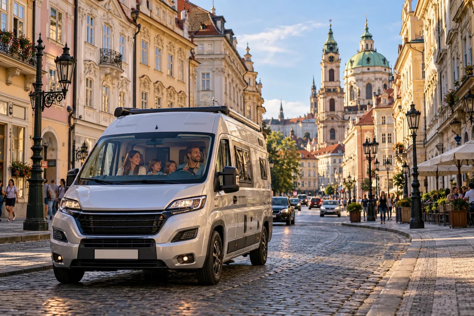 Camper viajando por Europa